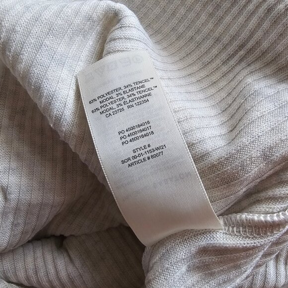 Aritzia The Group by Babaton Traverse Longsleeve - 2022 - Heather Whitecap Grey - Picture 8 of 14